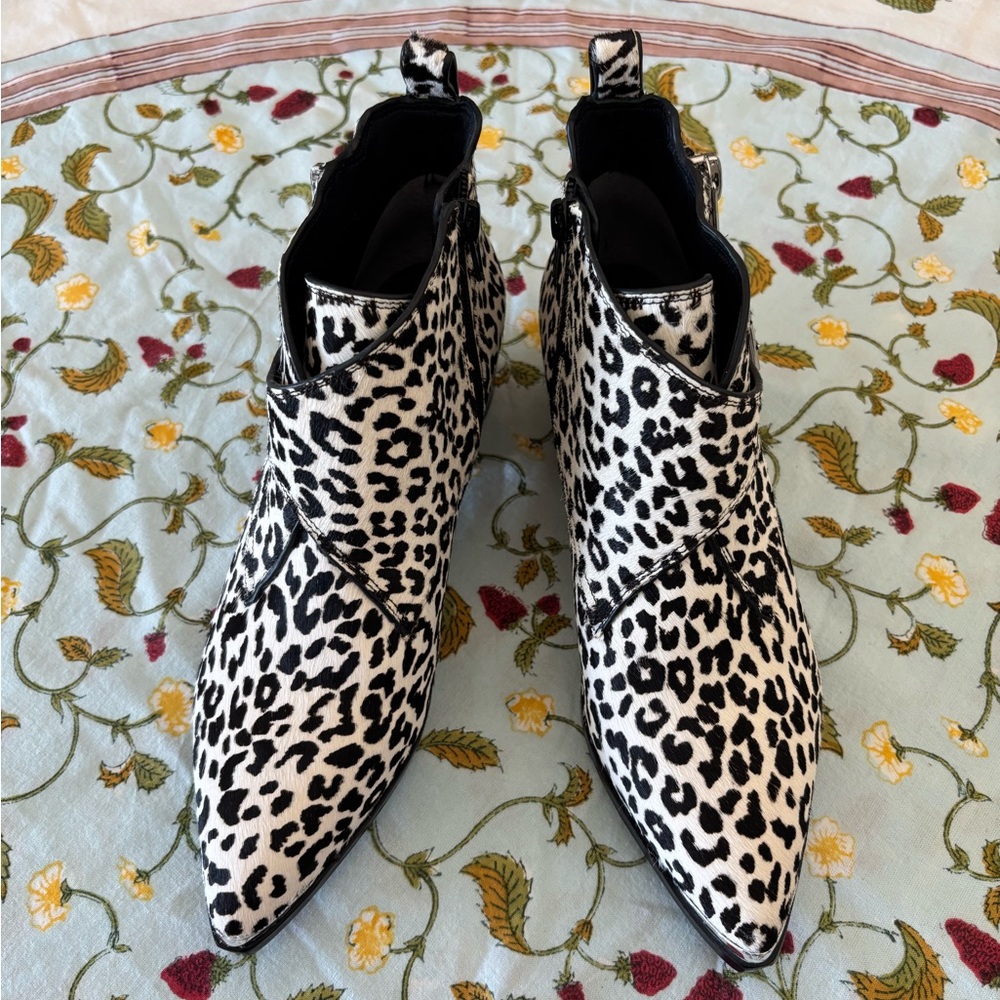 Marc Fisher Yanilaly Pony Hair Ankle Boots